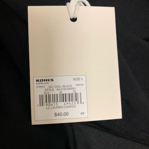 LC Lauren Conrad Black Blouse - Picture 6 of 10